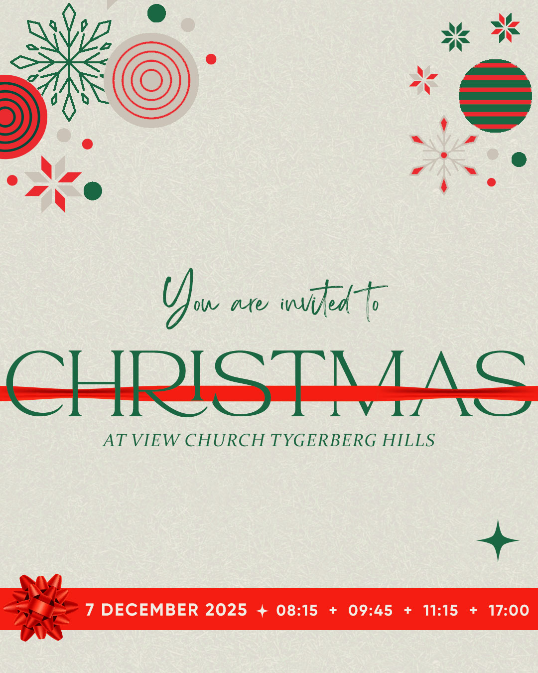 Christmas at View Church Tygerberg Hills Christmas at View Church Tygerberg Hills