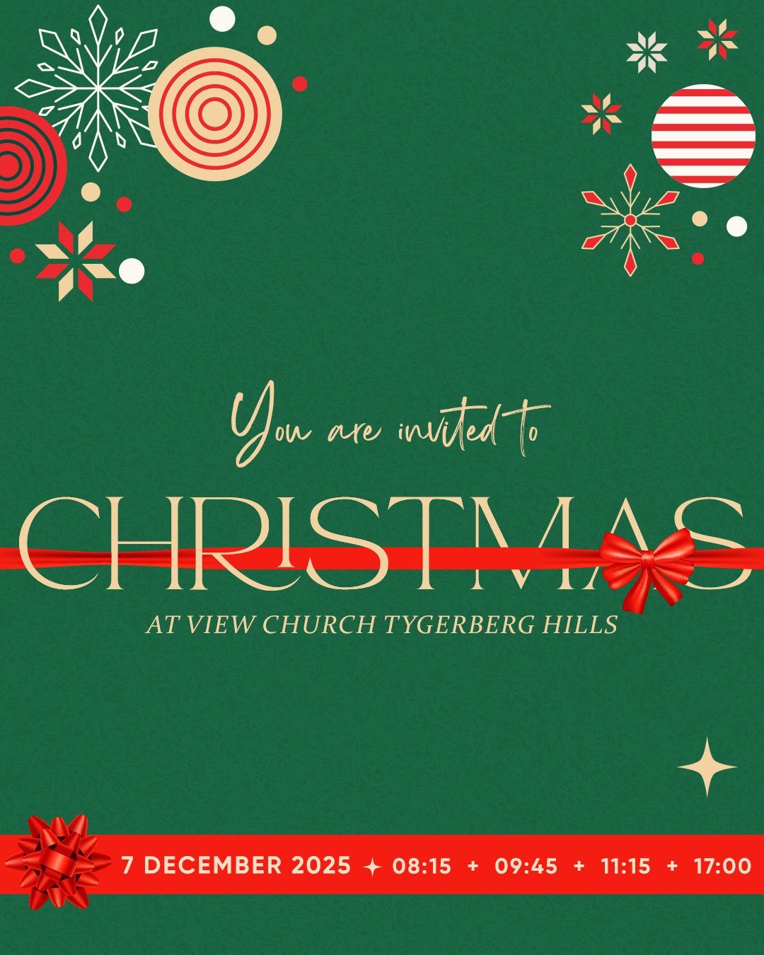 Christmas at View Church Tygerberg Hills Christmas at View Church Tygerberg Hills