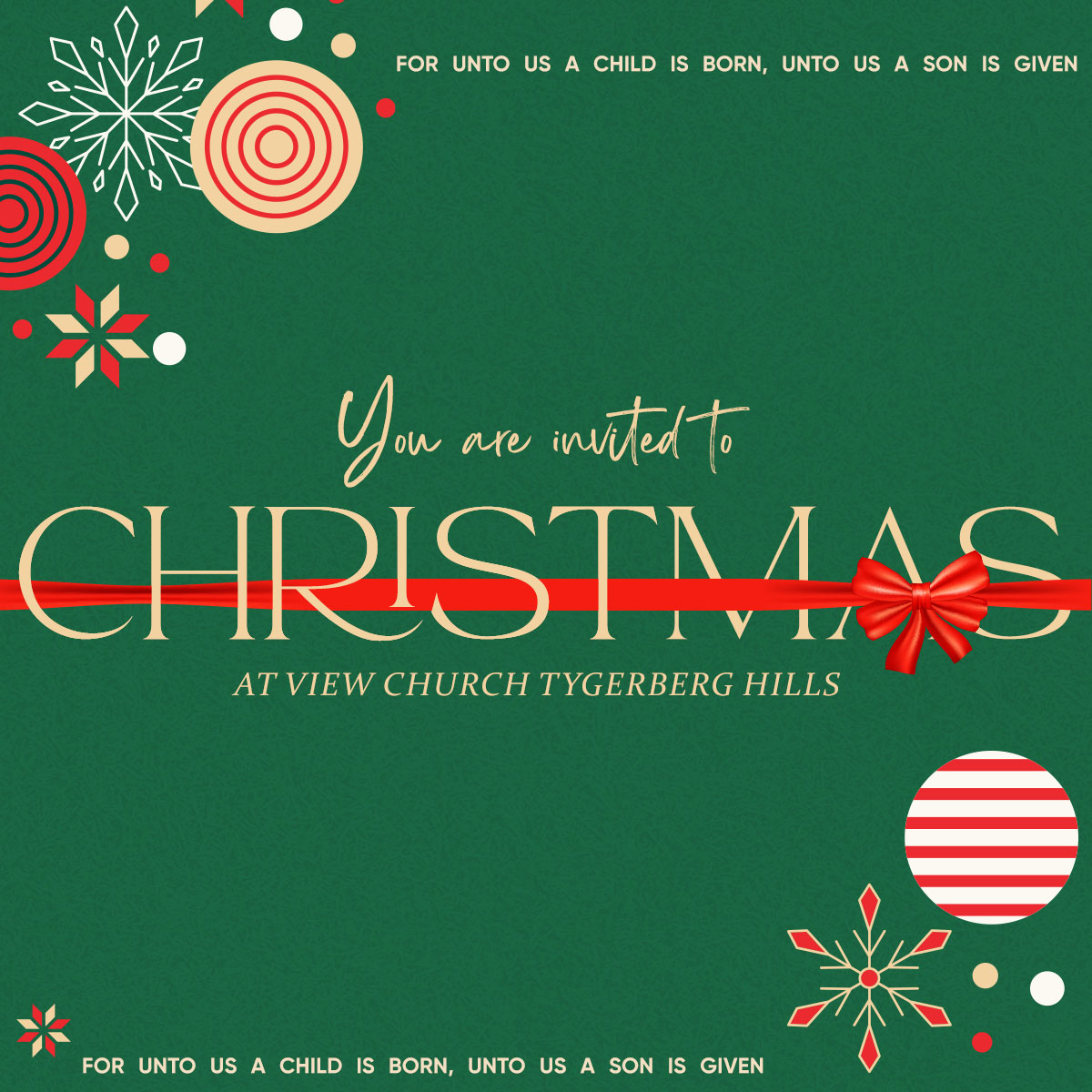 Christmas at View Church Tygerberg Hills
